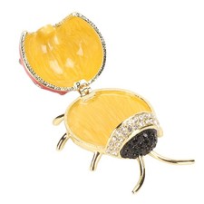 Ladybug Trinket Box Red