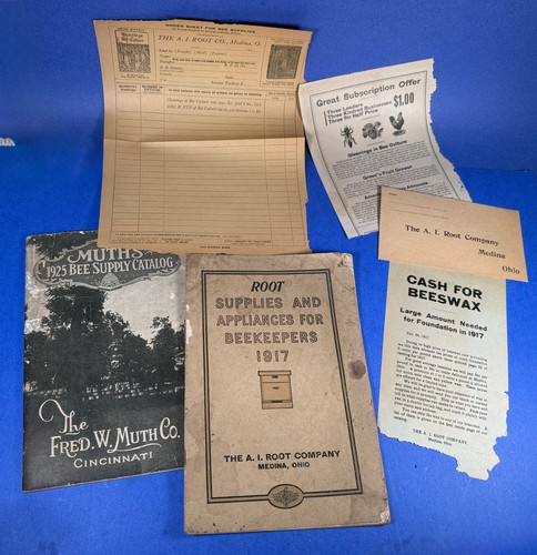 Vtg muths beekeeping supplies - muths,