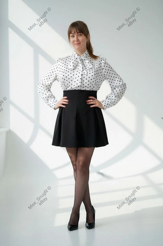White polka dot - dot, floaty