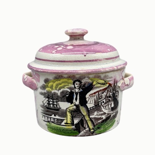 Sunderland pink lustreware - sunderland,
