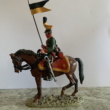 Del Prado 54mm napoleonic metal soldier "Trooper Austrian Uhlans, 1809"