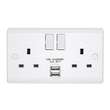Volex double usb - volex, socket