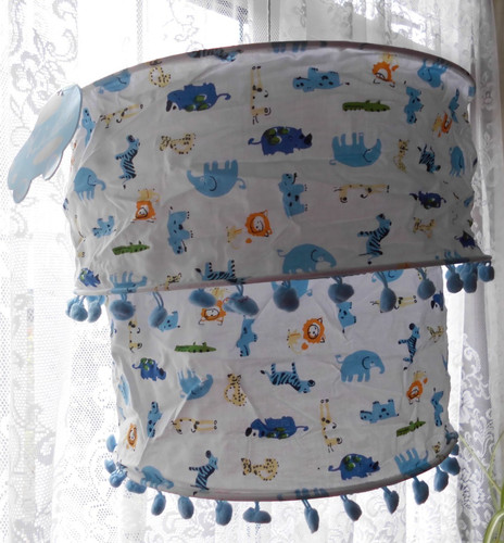 Lampshade tier pom edge - tier, pom-pom