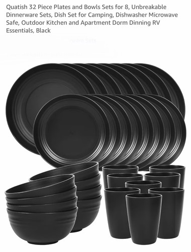 Quatish piece plates - 32, and