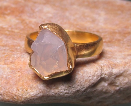 Gold plated brass rough