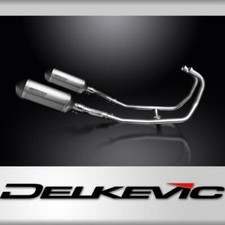 Kawasaki GPZ500S EX500 Complete Exhaust 2-2 260mm X-Oval Titanium Silencers Cans