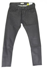 Pepe Jeans Spike Black Coated Shiny Men's Slim Fit Stretch PM200029Q9