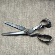 Vintage Antique Gunmetal Dressmakers Scissors Wilkinson & Sons? Sheffield 13”