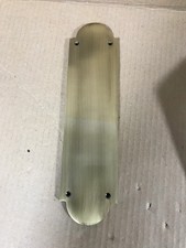 Infinity Decor Antique Brass Victorian Design Shaped Finger Push Plate 300mm