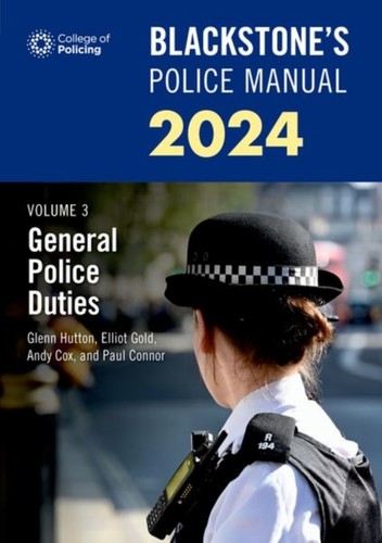 Blackstone police manuals - blackstone's,