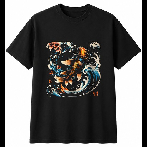 Koi butterfly water sea - in,