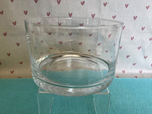 Clear glass bowl - glass, bowl.