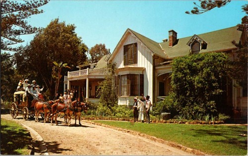 Goleta postcard stow house - postcard,