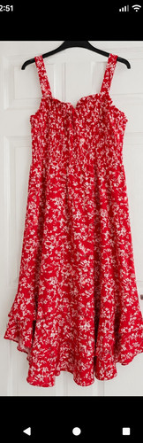Tkmaxx red white - red/white, floral