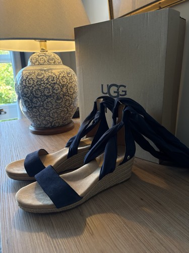 Ugg trina wedge ankle tie - ugg, bow
