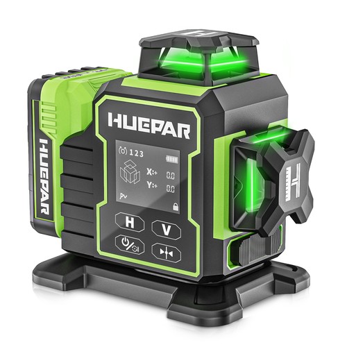 Huepar laser level self - 3d,