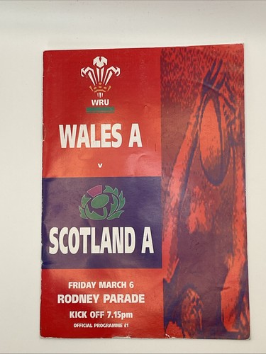 Wales v scotland - “a”,