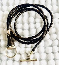 AUTHENTIC GUCCI BLACK BRAIDED