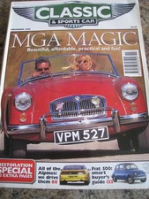 CLASSIC & SPORTS CAR NOV 1996