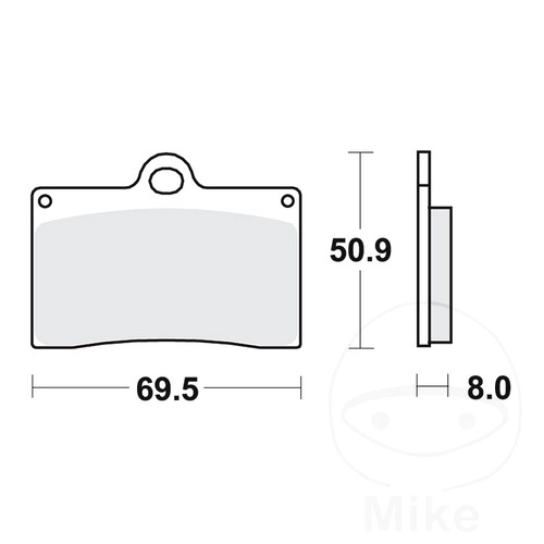 Brake pad front fits - brake,