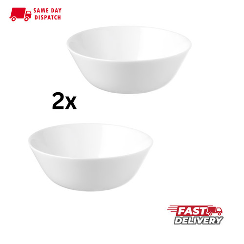 Ikea oftast serving bowl - ikea, white