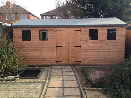 Wooden shed workshop in - 16,