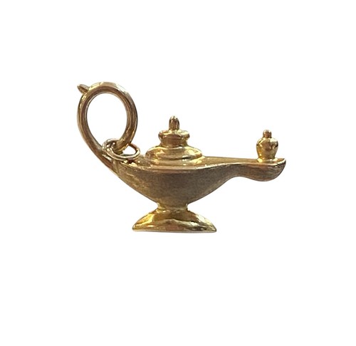 9ct vintage genie - , charm