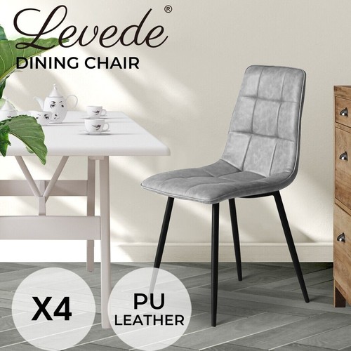 Levede padded dining chairs - dining,