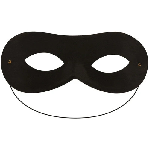 Black domino mask eyemask - domino,
