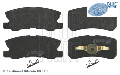 Rear brake pad set disc - brake,