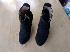 Russell & Bromley Black Suede