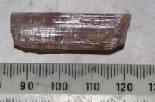 Rough Rock Mineral Pink Tourmaline crystal piece ref 12