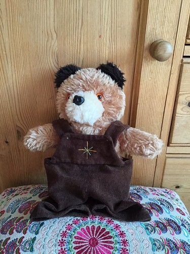 Handmade vintage brown teddy - brown,