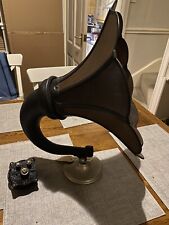 Amplion wooden horn speaker valve radio, good working order