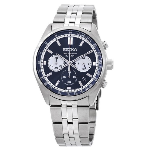 Seiko chronograph quartz blue - seiko,