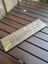 antique vintage blofield brass