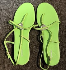 Women's Lime Green Strappy