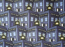Dr. Who Packed Tardis Knit