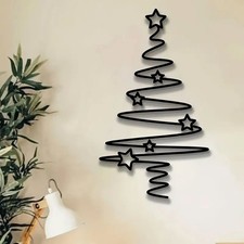 Metal Christmas Tree Wall Art