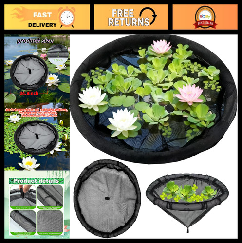 Floating plant fish barrier - floating,