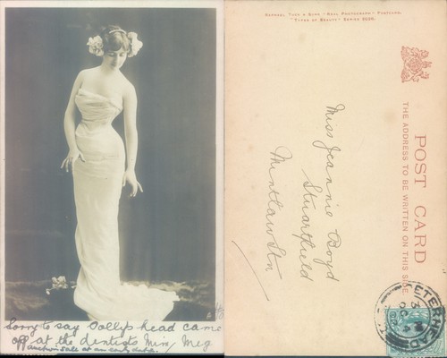 Woman dress raphael tuck - woman,