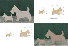 Scottie dog wooden blanks. Mdf