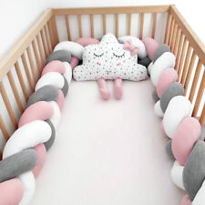 2 METERS Super Soft Knot Ball Pillow Crib Bed Cot Braid Fence Protector