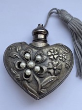 Vintage Pewter Heart Shaped