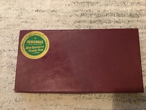 Vintage 1950s scrabble board - vintage,