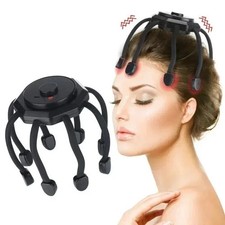 Electric Scalp Head Massager Octopus Claw Vibration Massage Stress Relief Relax