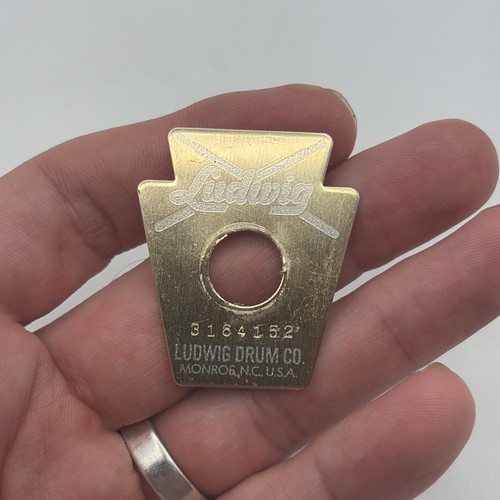 Ludwig keystone drum badge - ludwig,