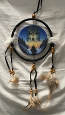 Lisa Parker Wolf Dream Catcher Celtic Dreamcatcher Fantasy 16cm Dia