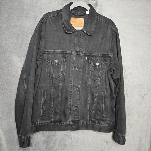 Levis jacket mens large black - jacket,