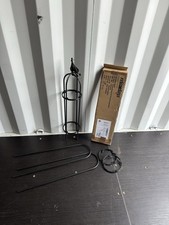 Relaxdays Garden Obelisk Set Of 2 70cm Tall Climbing Plants Black Rose Cage